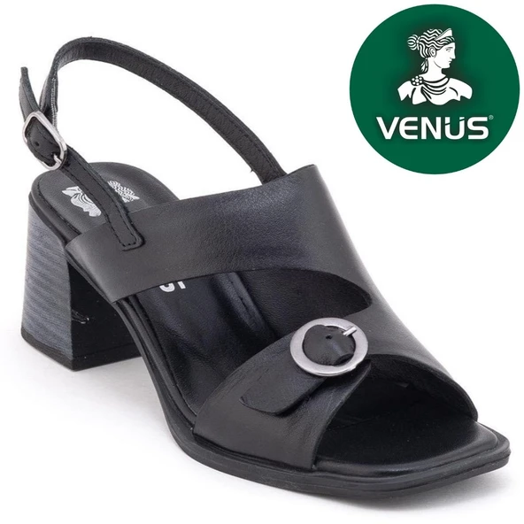 Venüs Polmier Hakiki Deri Comfort Ortopedik Kadın Sandalet ürün görseli 1