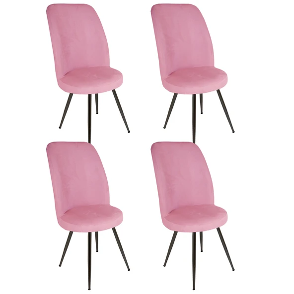 Saray Sandalye ESB 4 Adet - Pembe ürün görseli 1