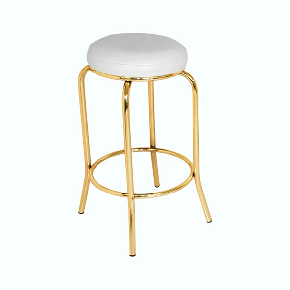 Bar Taburesi Gold - Beyaz ürün görseli 1