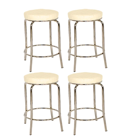 Bar Taburesi 4 Adet - Krem ürün görseli 1
