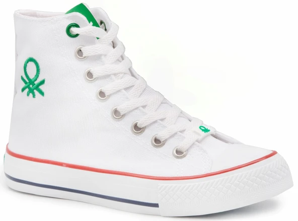 United Colors of Benetton Bnt 22Y 30628 Beyaz Bayan Ayakkabı Bayan Spor ürün görseli 1