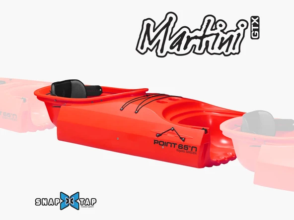Point65 Martini GTX Mid Section Orta Parça Kano-KIRMIZI ürün görseli 1