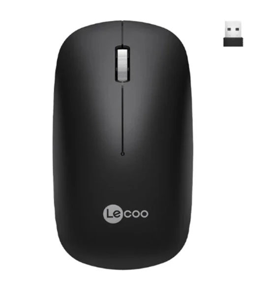 Lecoo Kablosuz Mouse Ws214 Siyah ürün görseli 1