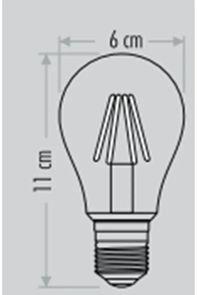 9W E27 LED Ampul,  750 Lümen, Beyaz Işık - Resim 3