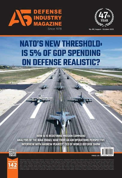 A5 Defense Industry Magazine No 88 August-October 2025 ürün görseli 1