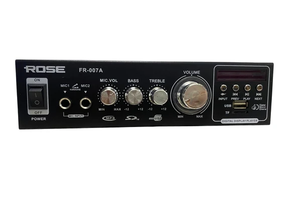 Rose FR-007A - 2X50 Watt Mixer Amfi ürün görseli 1