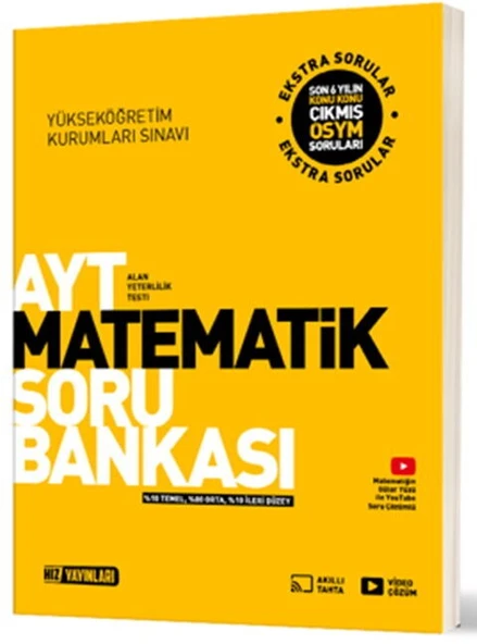 Hız Yayınları AYT Matematik Soru Bankası ürün görseli 1
