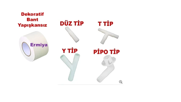 5'i bir yerde Klima Ek+Y+T+Pİpo+Dekoratif Banta Yapışkansız ürün görseli 1