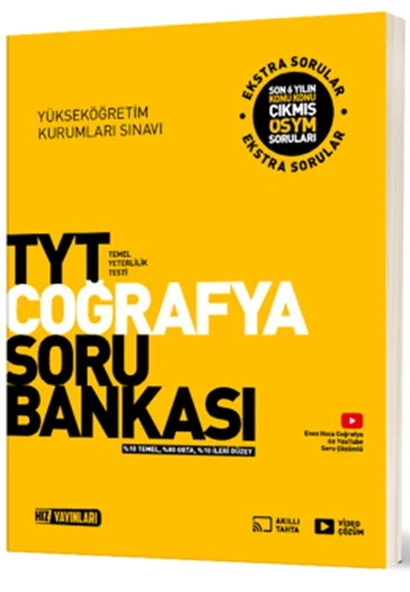 Hız Yayınları TYT Coğrafya Soru Bankası ürün görseli 1