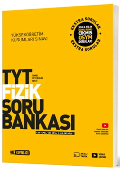 Hız Yayınları TYT Fizik Soru Bankası ürün görseli 1