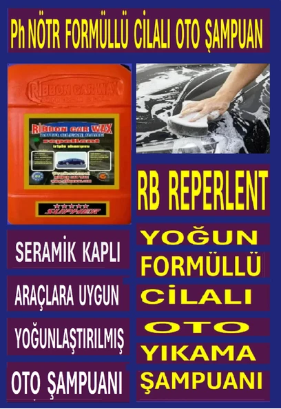 REPERLENT (PH NÖTR FORMÜLLÜ CİLALI OTO YIKAMA ŞAMPUANI) 5 KG ürün görseli 1