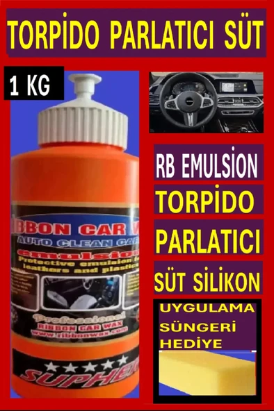 RB EMULSİON ( Torpido Parlatıcı Plastik Koruyucu Süt ) 1 LT ürün görseli 1