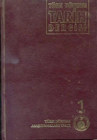 Türk Dünyası Tarih Dergisi Cilt 1 1987 ürün görseli 1