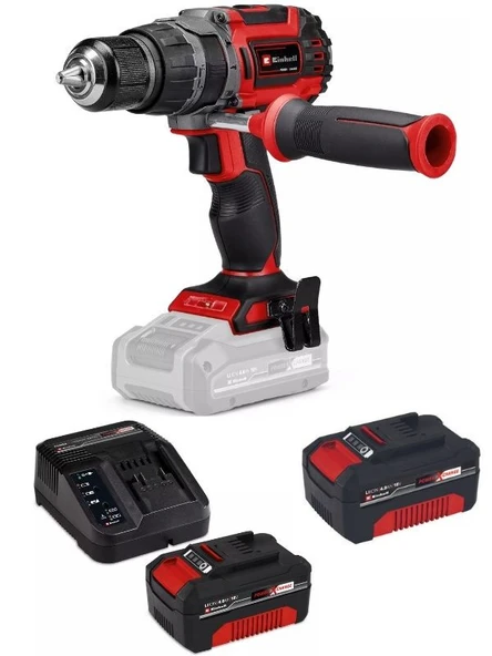 Einhell TP-CD 18/60 li-i BL 2x4.0ah Kömürsüz Darbeli Vidalama Matkap ürün görseli 1
