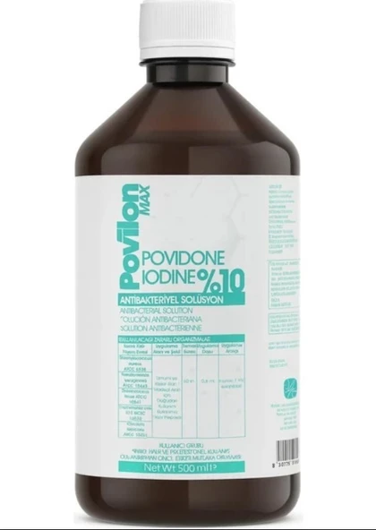 Povilon Povidon Iodine %10,5 500 ml ürün görseli 1