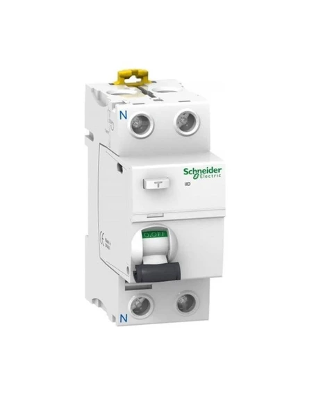 Schneider Acti 9 A9R50225 25 A 30 mA Monofaze Kaçak Akım Koruma Rölesi ürün görseli 1