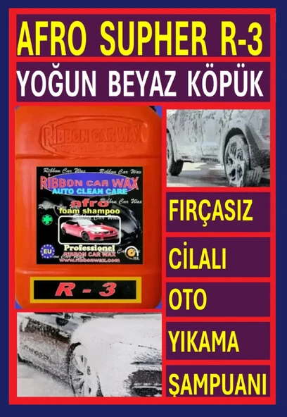 Rb Afro R-3 ( Fırçasız Oto Yıkama Köpüğü ) Beyaz Köpük 5 Kg ürün görseli 1