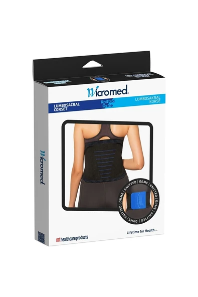 Wicromed Örgü Lumbosakral Korse 26 cm Medium ürün görseli 1