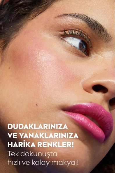 Nivea Lip Cheek Caring Pınk - Resim 3