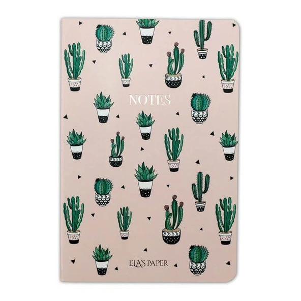 Kaktüs Pembe Notebook - Defter ürün görseli 1
