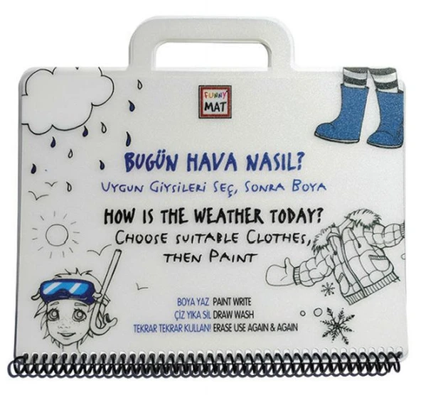 Funny Mat Mini Set - Bugün Hava Nasıl? ürün görseli 1