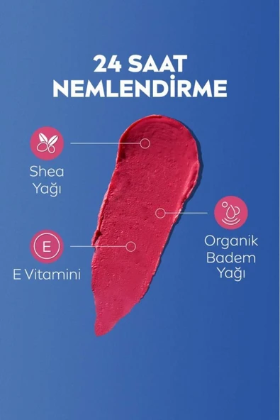 Nivea Lip Cheek Caring Pınk - Resim 6