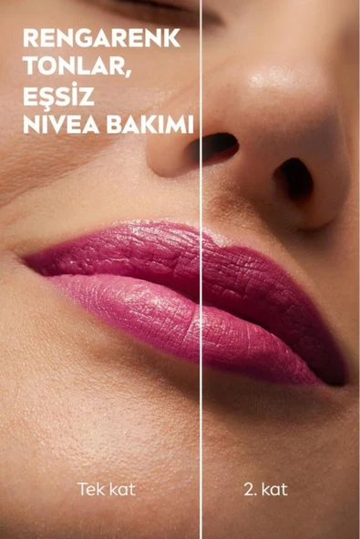Nivea Lip Cheek Caring Pınk - Resim 7