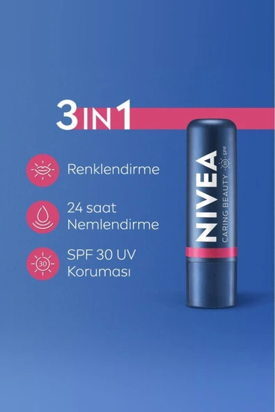 Nivea Lip Cheek Caring Pınk ürün görseli 1