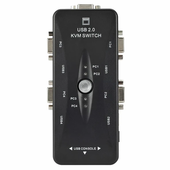 PrimeX PX-2840 USB KVM Switch 4 Port Manuel - Resim 2