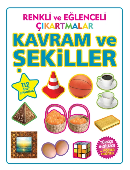 Renkli ve Eğlenceli Çıkartmalar Kavram ve Şekiller ürün görseli 1