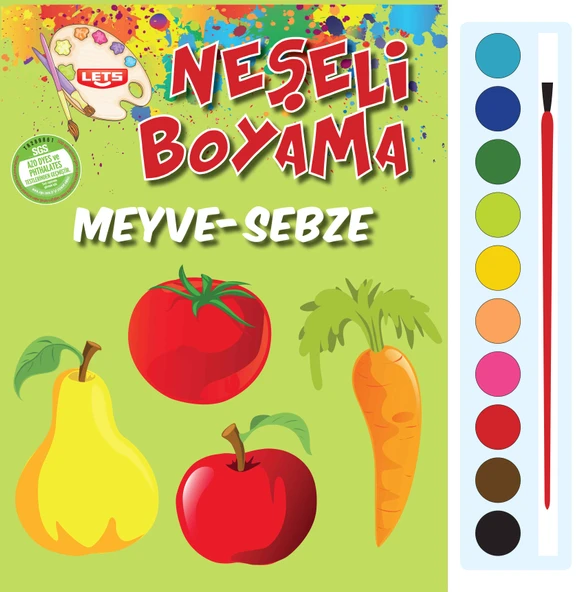 Neşeli Boyama - Meyve-Sebze ürün görseli 1
