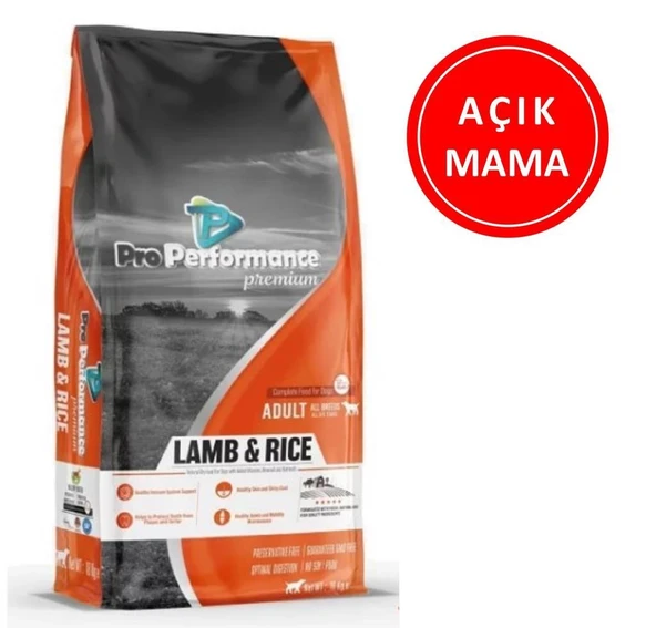 Pro Performance Kuzu Etli Yetişkin Köpek Maması 1 Kg AÇIK ürün görseli 1