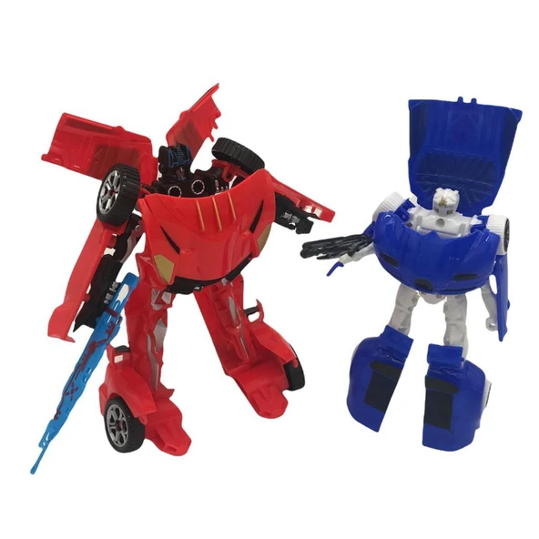 Farbu Oyuncak Transformers 2'li Super Power Robot M205-1 Kırmızı-Mavi ürün görseli 1