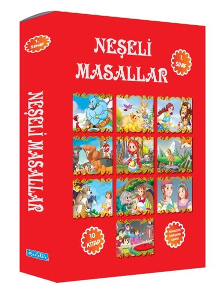 Neşeli Masallar 10 Kitap Set ürün görseli 1