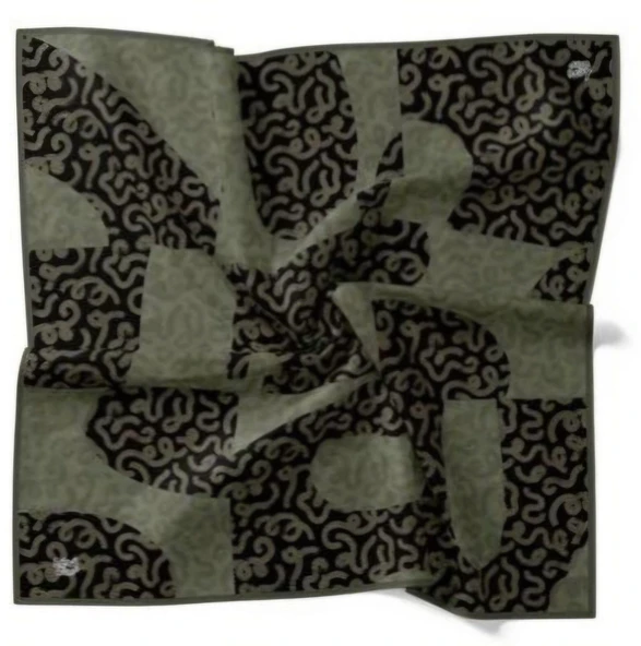 Lotus Desen Eşarp - 06106 - Resim 2