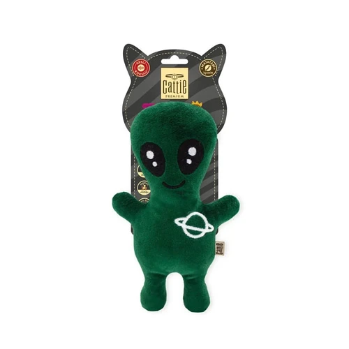 CATTİE MATATABİ İÇERİKLİ KEDİ OYUNCAĞI PELUŞ UZAYLI 20 CM ürün görseli 1