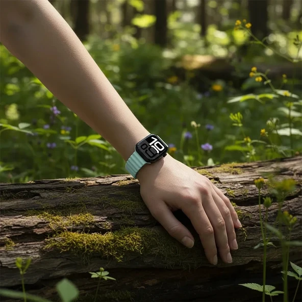 Watch 10 46mm Uyumlu Akıllı Saat Kordonu -75 Silikon Kordon ürün görseli 1