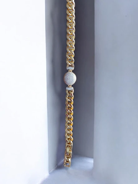 14K Gold Renkli Vip Seri Rolin Bileklik ürün görseli 1