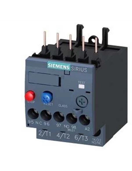 Siemens 3RU2116-1JB0 3Ru2 Sirius Termik Röle Faz Korumalı 1No 1Nc Yardımcı Kontaklı 7 10A Boy S00 Kontaktör Geçmeli ürün görseli 1