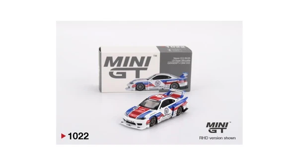 Mini GT 1022 Nissan LB-Super Silhouette S15 SILVIA GARASIDRIFT x LBWK 2025 1/64 Model Araba ürün görseli 1