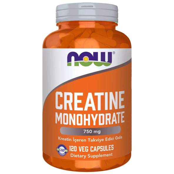 Now Creatine Monohydrate Kreatin İçeren Takviye Edici Gıda 120 Kapsül ürün görseli 1