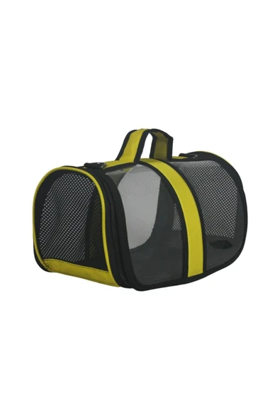 Kedi Taşıma Çantası Evcil Hayvan Seyahat Kedi Sırt Çantası Flybag Sarı ürün görseli 1