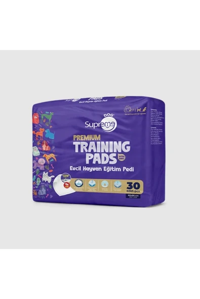 Dog Premium Köpekler İçin Ultra Emici Yapışkanlı Çiş Eğitim Pedi 60x90 Cm ürün görseli 1