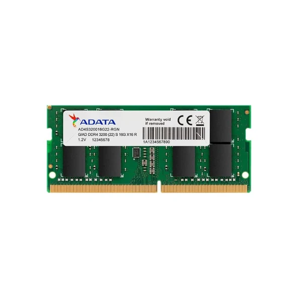 ADATA 16GB DDR4 3200MHZ 260PİN 1.2V NOTEBOOK RAM ürün görseli 1