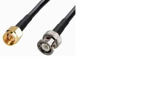 Sma Erkek - Bnc Kablo 1 metre rg58 ürün görseli 1