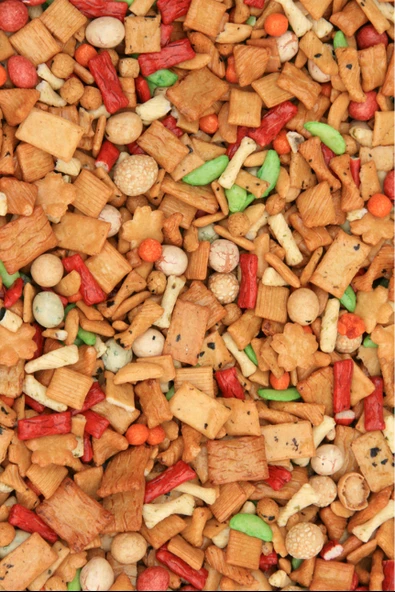 Karışık Pirinç Kraker 500 g Renkli Pirinç Çıtır Atıştırmalık ürün görseli 1