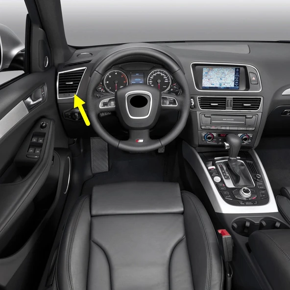 Audi Q5 2009-2012 Ön Torpido Sol Havalandırma Izgarası 8R1820901G ürün görseli 1