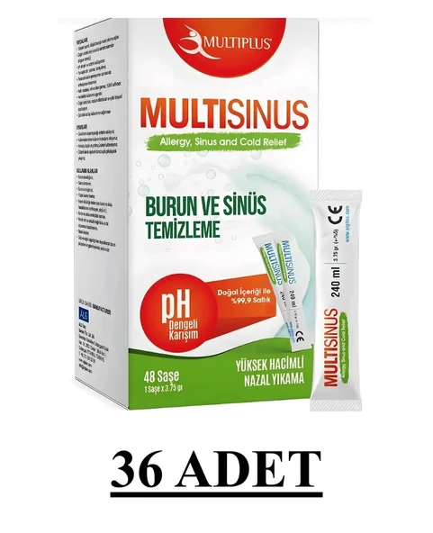 Multisinüs Burun Ve Sinüs Temizleme Yedek Kiti 48 Şase 36 Kutu KOLİ ürün görseli 1