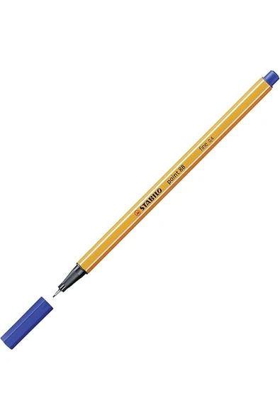 Stabilo - İnce Keçe Uçlu Kalem - Point 88 - Mavi - Resim 2