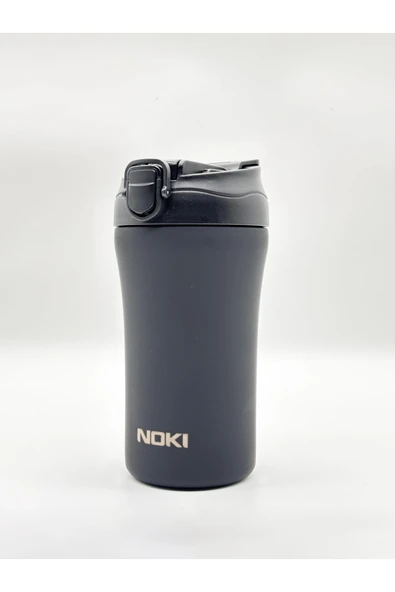 Noki Mug Çelik Termos 400 ml 12 Saat Sıcak ve Soğuk Kahve İçecek Termosu ürün görseli 1